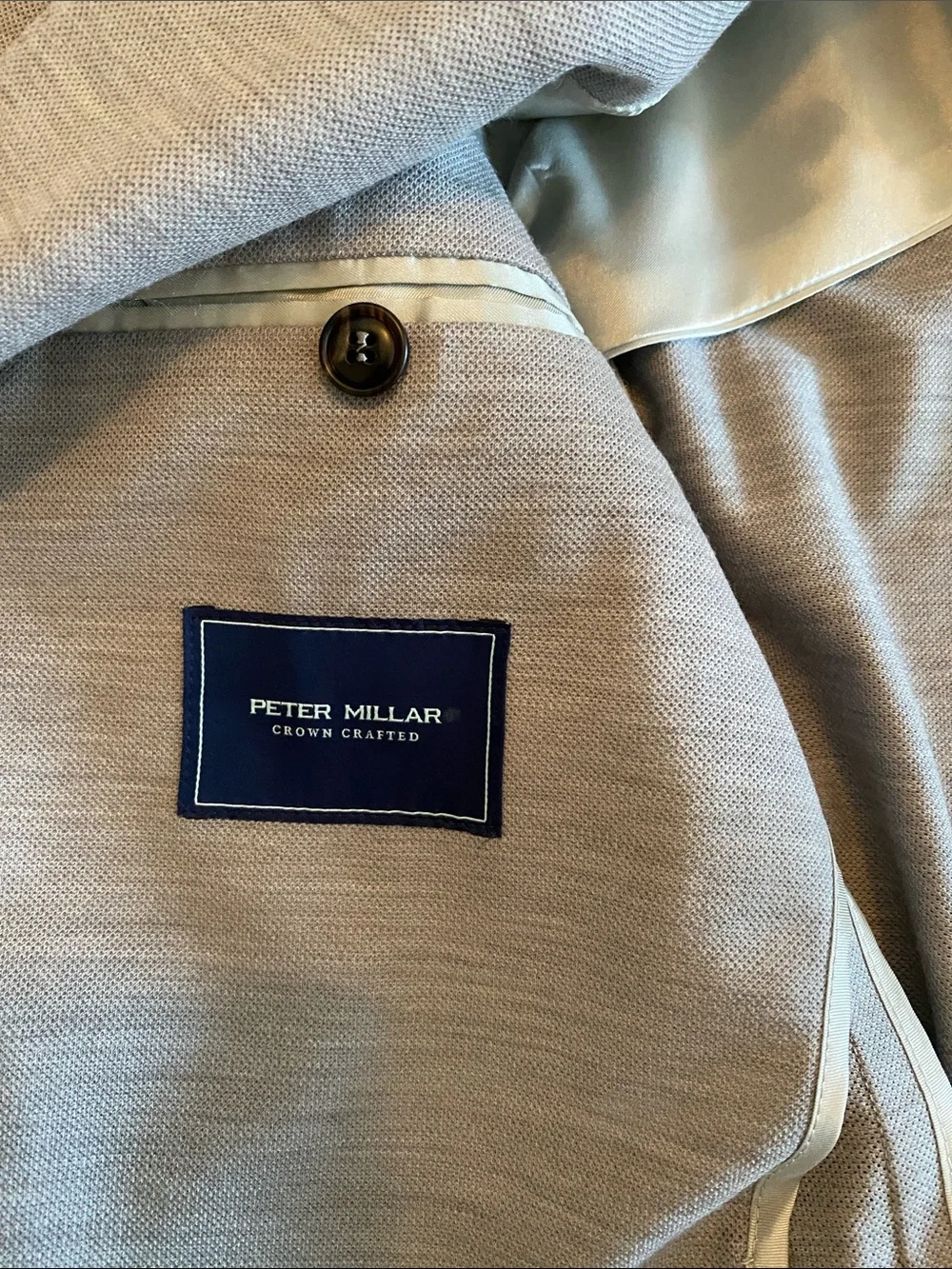 Peter Millar- Light Gray Men's Two-Button Sport Coat